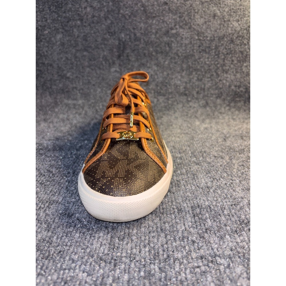 Michael Kors Boerum Sneakers Womens 11M Brown Black Perforated Round Toe Lace Up - Picture 10 of 15